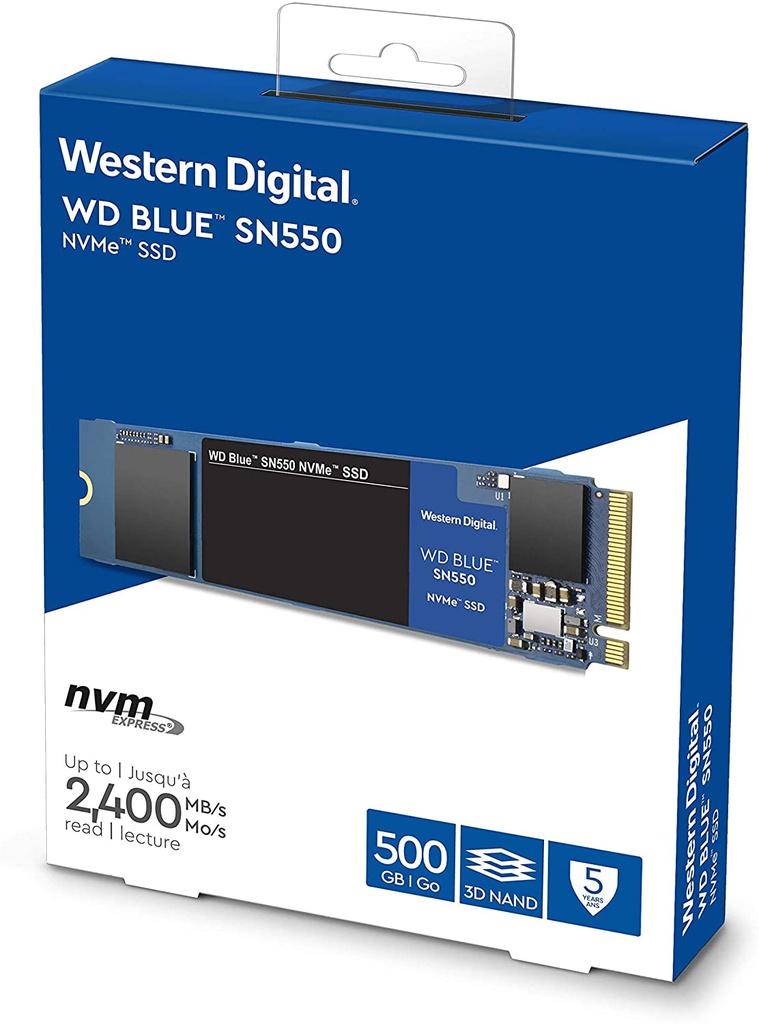 Disco Duro Blue Sn550 500gb Nvme Internal Ssd - Gen3 X4 Pcie